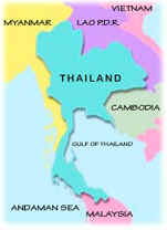 Map of Thailand